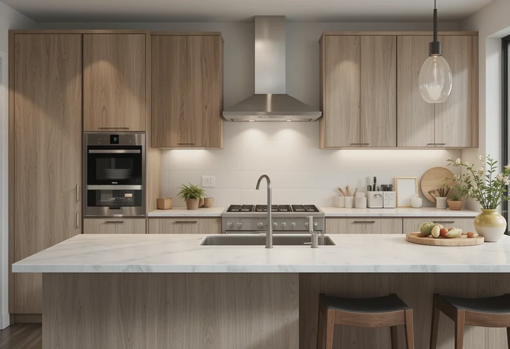 Handle less kitchen cabinet ideas
