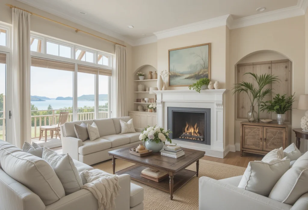 Soft and Calm Colors for a Beachy Feel