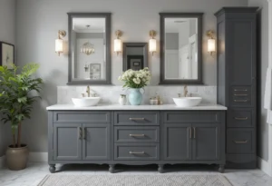 Read more about the article Grey Bathroom Vanity Ideas for a Stunning Makeover 2025