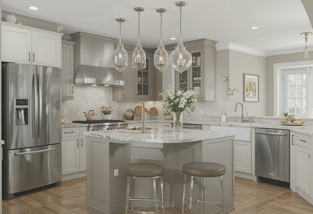 Two-tone Kitchen cabinet ideas