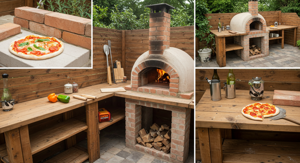 Build a Mini Pizza Oven for Homemade Pizzas, DIY Small Outdoor Kitchen Ideas