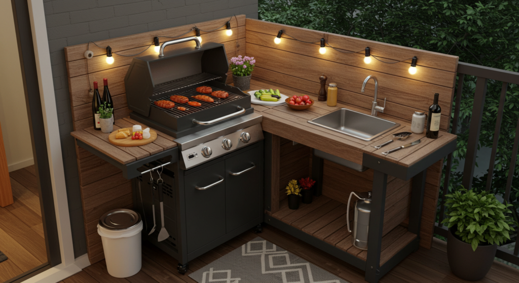 Create a Compact BBQ Station for Small Spaces