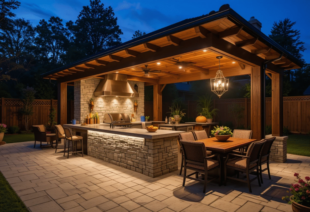 Flood Beams for Full Coverage, Stunning Outdoor Kitchen Lighting Ideas To Inspire 2025.
