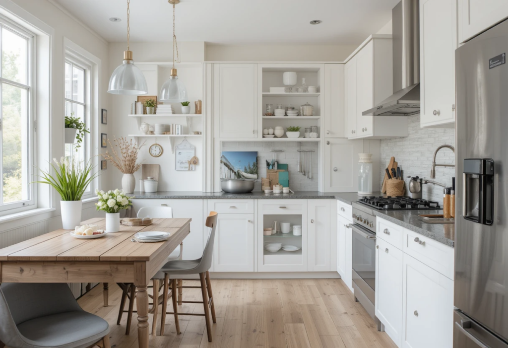 Get Tables That Fold Away, Small Space Kitchen Ideas.