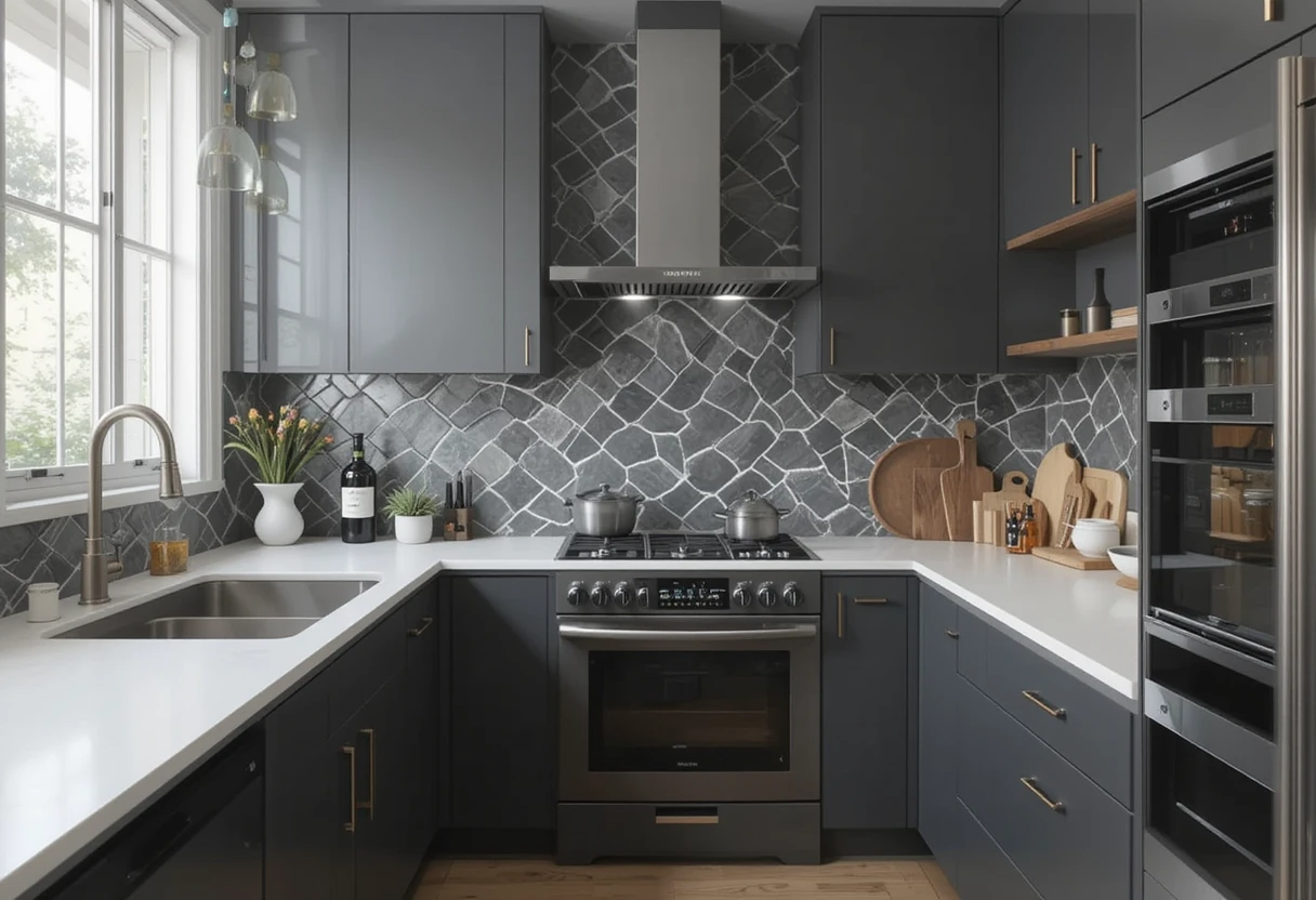 Read more about the article Gray Kitchen Backsplash Ideas 20 Crush Every Doubt