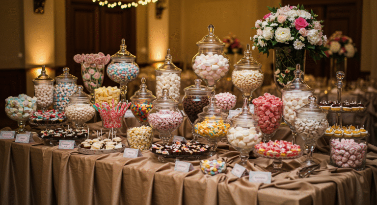 Irresistible Candy Table Ideas for Weddings That Wow Guests
