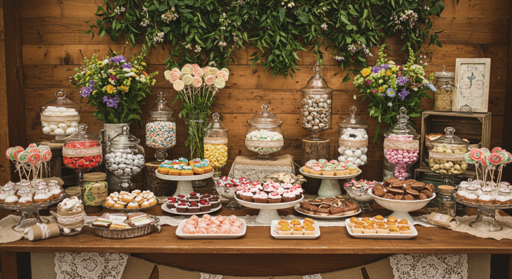 Modern Minimalist Candy Table Ideas for Weddings, Irresistible Candy Table Ideas for Weddings That Wow Guests