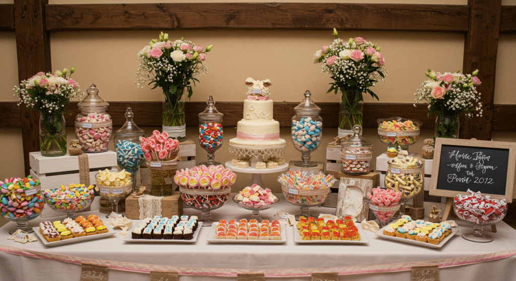 Personalized Candy Table Ideas for Weddings, Irresistible Candy Table Ideas for Weddings That Wow Guests