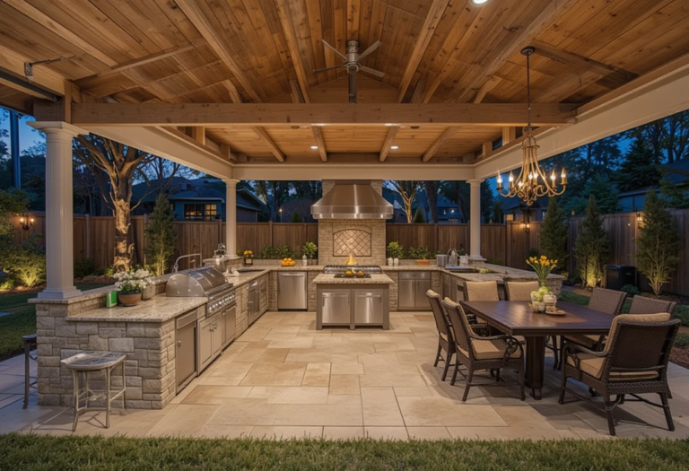 Stunning Outdoor Kitchen Lighting Ideas To Inspire 2025