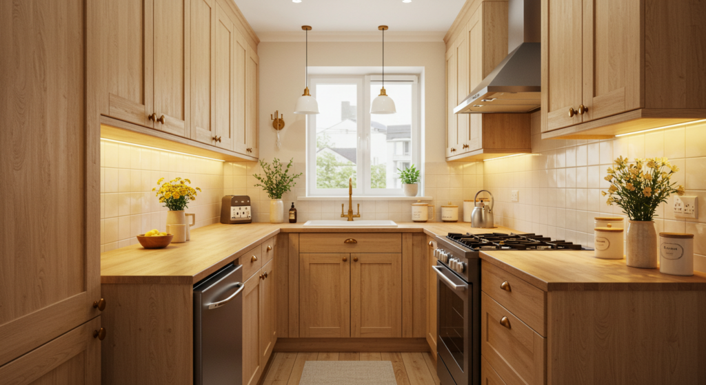 Warm It Up with Cozy Touches, Small Narrow Galley kitchen Ideas.
