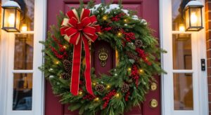 Read more about the article Christmas Front Door Wreath Ideas To Welcome The Holidays In Style